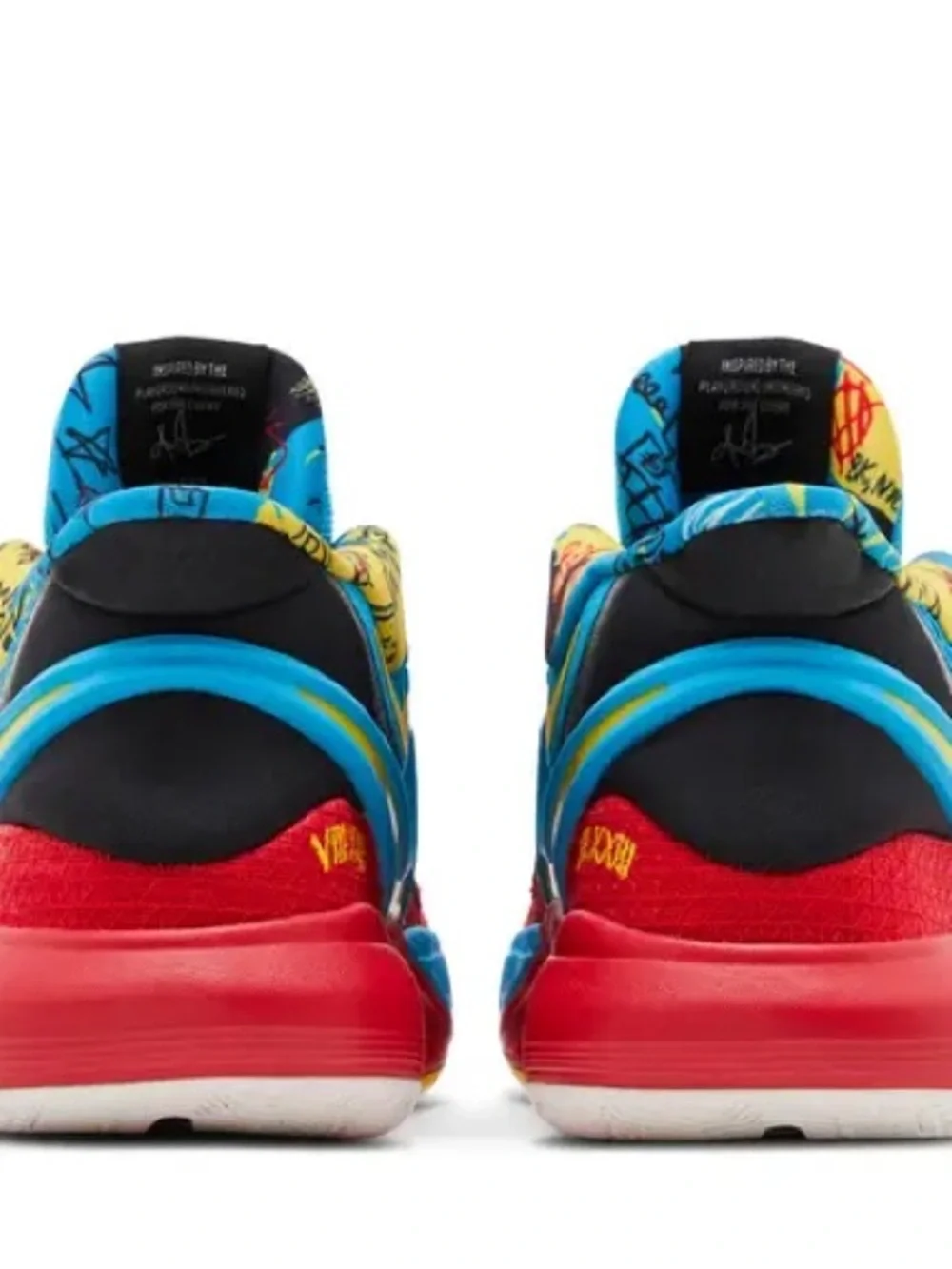 Nike Kyrie 8 GO SE GS Black Blue Tour Yellow DQ8080-012 - New Youth